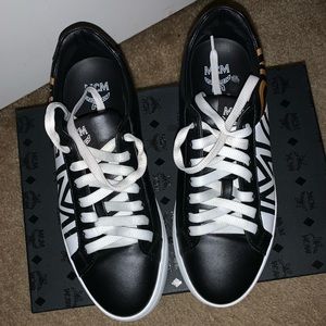 Black mcm shoes size 8